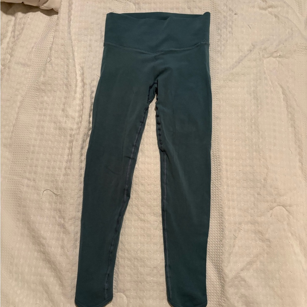 Teal High-Waisted Leggings from GYMSHARK